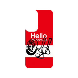 犀牛盾SolidSuit手機殼 - Samsung Galaxy S24+ - 【聯名設計款】 - BOUNCE - HELLO MY NAME IS BOUNCE