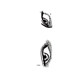 犀牛盾Clear Case防摔背蓋手機殼 - iPhone 16 Pro - 【聯名設計款】 - 伊藤潤二 Junji Ito - 富江的眼神