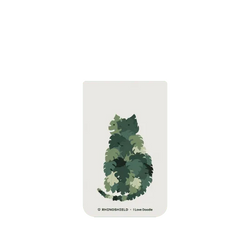 犀牛盾SolidX手機殼 - Google Pixel 11 - 【聯名設計款】 - I Love Doodle - Cat and Plant - 貓咪背芋