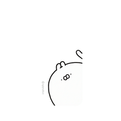 犀牛盾Clear 防摔背蓋手機殼 - iPhone 17e - 【聯名設計款】 - Ugly Rabbit 醜白兔 - 大臉經典款