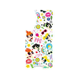 犀牛盾Clear (MagSafe 兼容)防摔背蓋手機殼 - Samsung Galaxy S25+ - 【聯名設計款】 - The Powerpuff Girls - 可愛小女警貼紙款