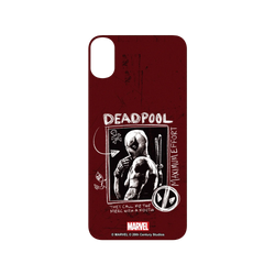 犀牛盾SolidSuit手機殼 - iPhone XS Max - 【聯名設計款】 - 迪士尼-漫威 Marvel - 死侍-Deadpool 3 圖畫風
