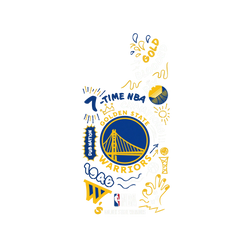 iPhone 15 Pro Max Clear Case (MagSafe 兼容)  NBA 塗鴉系列-金州勇士 Golden State Warriors - Graffiti