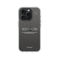 犀牛盾Clear Case防摔背蓋手機殼 - iPhone 15 Pro - 【聯名設計款】 - WISDOM - WISESILVER
