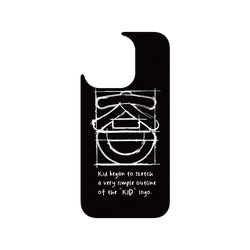 iPhone 15 Pro Clear Case (MagSafe 兼容)  KID KID笑臉-草稿素描款