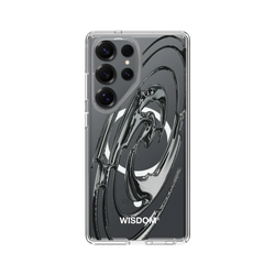 犀牛盾Clear (MagSafe 兼容)防摔背蓋手機殼 - Samsung Galaxy S25 Ultra - 【聯名設計款】 - WISDOM - RIPPLE