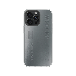 犀牛盾Clear Case防摔背蓋手機殼 - iPhone 15 Pro Max - 【聯名設計款】 - WISDOM - SILVER TAG