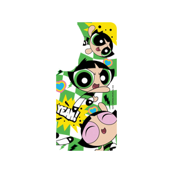 犀牛盾Clear (MagSafe 兼容)防摔背蓋手機殼 - Samsung Galaxy S25 - 【聯名設計款】 - The Powerpuff Girls - 毛毛 - 可愛格紋款