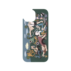 iPhone 15 Clear Case (MagSafe 兼容) Incrediville 怪奇事物所 公園裡的格爾尼卡