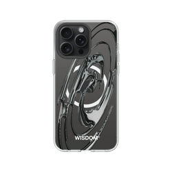 犀牛盾Clear (MagSafe 兼容)防摔背蓋手機殼 - iPhone 15 Pro Max - 【聯名設計款】 - WISDOM - RIPPLE