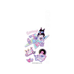 犀牛盾Clear 防摔背蓋手機殼 - iPhone 16e - 【聯名設計款】 - 三麗鷗-酷洛米 Kuromi - Kuromify the World