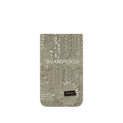 iPhone Air Clear Case（相機按鈕） Goopi BORO款米色_貝殼灰殼