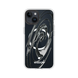 犀牛盾Clear (MagSafe 兼容)防摔背蓋手機殼 - iPhone 14 - 【聯名設計款】 - WISDOM - RIPPLE