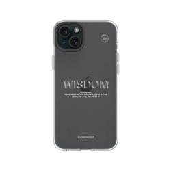 犀牛盾Clear Case防摔背蓋手機殼 - iPhone 15 Plus - 【聯名設計款】 - WISDOM - WISESILVER