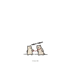 iPhone 15 Pro Clear Case (MagSafe 兼容)  小貓貓們 Little Cattos Companionship