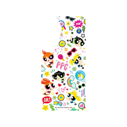 犀牛盾JellyTint (MagSafe 兼容)防摔背蓋手機殼 - Samsung Galaxy S25 - 【聯名設計款】 - The Powerpuff Girls - 可愛小女警貼紙款