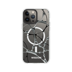 犀牛盾Clear (MagSafe 兼容)防摔背蓋手機殼 - iPhone 13 Pro Max - 【聯名設計款】 - WISDOM - SILK
