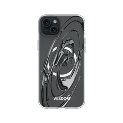犀牛盾Clear (MagSafe 兼容)防摔背蓋手機殼 - iPhone 15 Plus - 【聯名設計款】 - WISDOM - RIPPLE