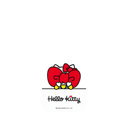 iPhone 17 Pro Max Clear Case（相機按鈕）  Hello Kitty 遮臉系列-大大蝴蝶結
