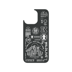 iPhone 15 Pro Max Clear Case (MagSafe 兼容)  KID KID野人2023 視覺合集