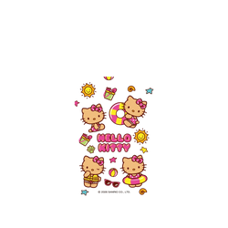 iPhone 17 Pro Max Clear Case（相機按鈕）  Hello Kitty 戲水造型款