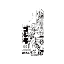 犀牛盾SolidSuit手機殼 - iPhone 12/12 Pro - 【聯名設計款】 - 哥吉拉 Godzilla - 機械哥吉拉(黑)