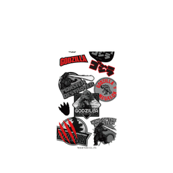 犀牛盾SolidSuit手機殼 - Google Pixel 7a - 【聯名設計款】 - 哥吉拉 Godzilla - 經典黑紅怪獸圖鑑