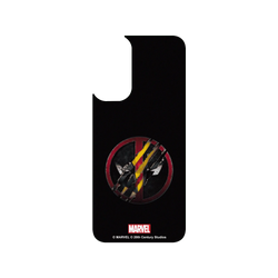 犀牛盾SolidSuit手機殼 - Samsung Galaxy A14 (5G) - 【聯名設計款】 - 迪士尼-漫威 Marvel - 死侍與金鋼狼-Logo