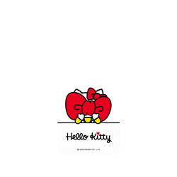 Galaxy S25 Plus Clear Case (MagSafe 兼容)  Hello Kitty 遮臉系列-大大蝴蝶結