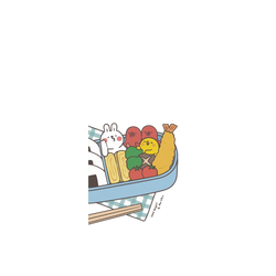 iPhone 16 Clear Case（相機按鈕）  懶散兔與啾先生 便當