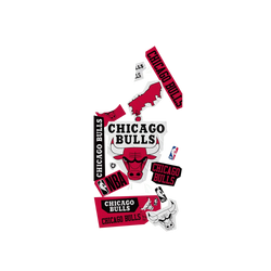 Galaxy S26 Clear Case (MagSafe 兼容)  NBA 拼貼系列-芝加哥公牛 Chicago Bulls - Collage