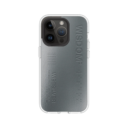 犀牛盾Clear Case防摔背蓋手機殼 - iPhone 14 Pro - 【聯名設計款】 - WISDOM - SILVER TAG