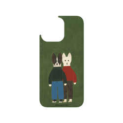 iPhone 14 Pro Max Clear Case (MagSafe 兼容)  Seungyoun Kim 紅綠狗狗朋友 Chamo & Mile