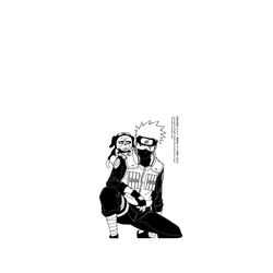 Samsung Galaxy S26 Ultra 犀牛盾AirX聯名設計款防摔背蓋手機殼 火影忍者 Naruto - 素描系列-旗木卡卡西&帕克