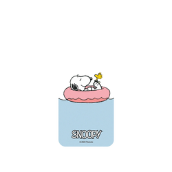 犀牛盾Clear (MagSafe 兼容)防摔背蓋手機殼 - iPhone 14 Plus - 【聯名設計款】 - Snoopy 史努比 - Chill moment