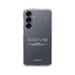 犀牛盾Clear Case防摔背蓋手機殼 - Samsung Galaxy S25+ - 【聯名設計款】 - WISDOM - WISESILVER