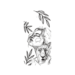 犀牛盾Mod NX手機殼 - iPhone 14 - 【聯名設計款】 - MYMY REVERZ TATTOO - BANDIA