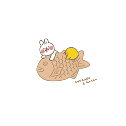 犀牛盾 GRIP O V2 - 【聯名設計款】- 懶散兔與啾先生 Lazy Rabbit and Mr.Chu - 鯛魚燒