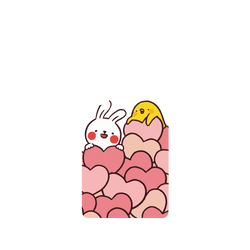 Galaxy S26 AirX  懶散兔與啾先生 Hearts