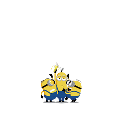犀牛盾Clear 防摔背蓋手機殼 - iPhone 14 Plus - 【聯名設計款】 - Minions - Minions - Banana Brawl