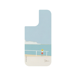 iPhone 17 SolidX (MagSafe 兼容)  Taku Bannai 坂內拓 Ｗind of the sea｜草帽女孩海邊吹吹風