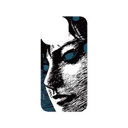 iPhone 13 Pro Clear Case (MagSafe 兼容)  Junji Ito 伊藤潤二驚選集 抽色設計款 - 十字路口的美少年