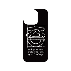 iPhone 16 Pro Clear Case（MagSafe 兼容 & 相機按鈕）  KID KID笑臉-草稿素描款