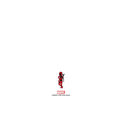 犀牛盾 AquaStand 磁吸水壺 - 不鏽鋼 480ml (無吸管) -【聯名設計款】- 迪士尼-漫威 Marvel - 死侍-Pose Q版漫畫風格