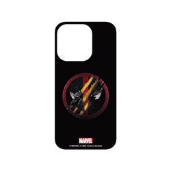 犀牛盾SolidSuit手機殼 - iPhone 14 Pro - 【聯名設計款】 - 迪士尼-漫威 Marvel - 死侍與金鋼狼-Logo