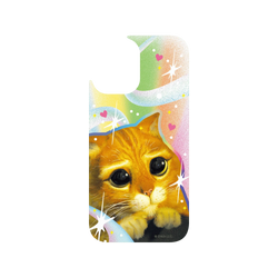 犀牛盾Clear (MagSafe 兼容 & 相機按鈕)防摔背蓋手機殼 - iPhone 16 - 【聯名設計款】 - Shrek - 炙熱的眼神-鞋貓