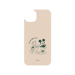iPhone 15 Plus Clear Case (MagSafe 兼容)  迪士尼-米奇系列 米奇與唐老鴨 - 碰拳