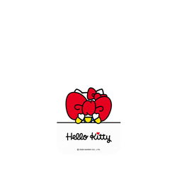 iPhone 14 Pro Max Clear Case (MagSafe 兼容)  Hello Kitty 遮臉系列-大大蝴蝶結