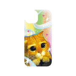 犀牛盾Clear (MagSafe 兼容)防摔背蓋手機殼 - iPhone 15 - 【聯名設計款】 - Shrek - 炙熱的眼神-鞋貓
