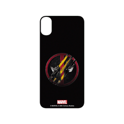 犀牛盾SolidSuit手機殼 - iPhone XS Max - 【聯名設計款】 - 迪士尼-漫威 Marvel - 死侍與金鋼狼-Logo